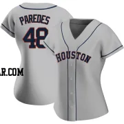 Enoli Paredes Women's Houston Astros Gray Authentic Road 2020 Jersey