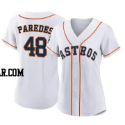 Enoli Paredes Women's Houston Astros White Authentic 2022 World Series Home Jersey