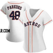 Enoli Paredes Women's Houston Astros White Authentic Home Jersey