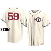 Enoli Paredes Youth Chicago Cubs Cream Replica 2022 Field Of Dreams Jersey