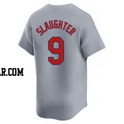 Enos Slaughter Men's St. Louis Cardinals Gray Limited Away Jersey