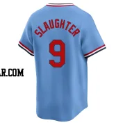 Enos Slaughter Men's St. Louis Cardinals Light Blue Limited Cooperstown Collection Jersey