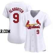 Enos Slaughter Women's St. Louis Cardinals White Limited Home Jersey