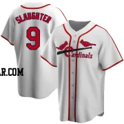 Enos Slaughter Youth St. Louis Cardinals White Home Cooperstown Collection Jersey