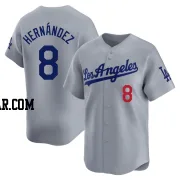 Enrique Hernandez Men's Los Angeles Dodgers Gray Limited Away Jersey