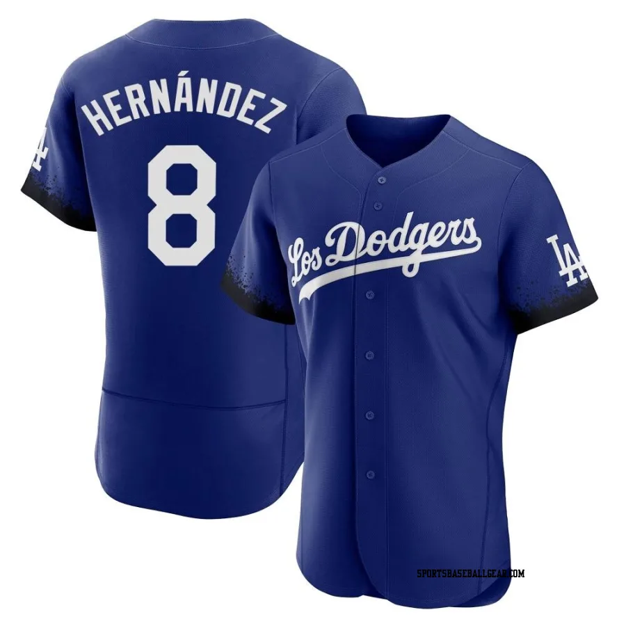 Enrique Hernandez Men's Los Angeles Dodgers Royal Authentic 2021 City Connect Jersey