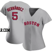 Enrique Hernandez Women's Boston Red Sox Gray Replica Road Jersey