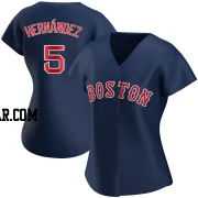 Enrique Hernandez Women's Boston Red Sox Navy Authentic Alternate Jersey