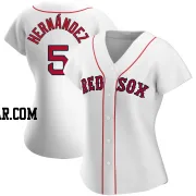 Enrique Hernandez Women's Boston Red Sox White Authentic Home Jersey