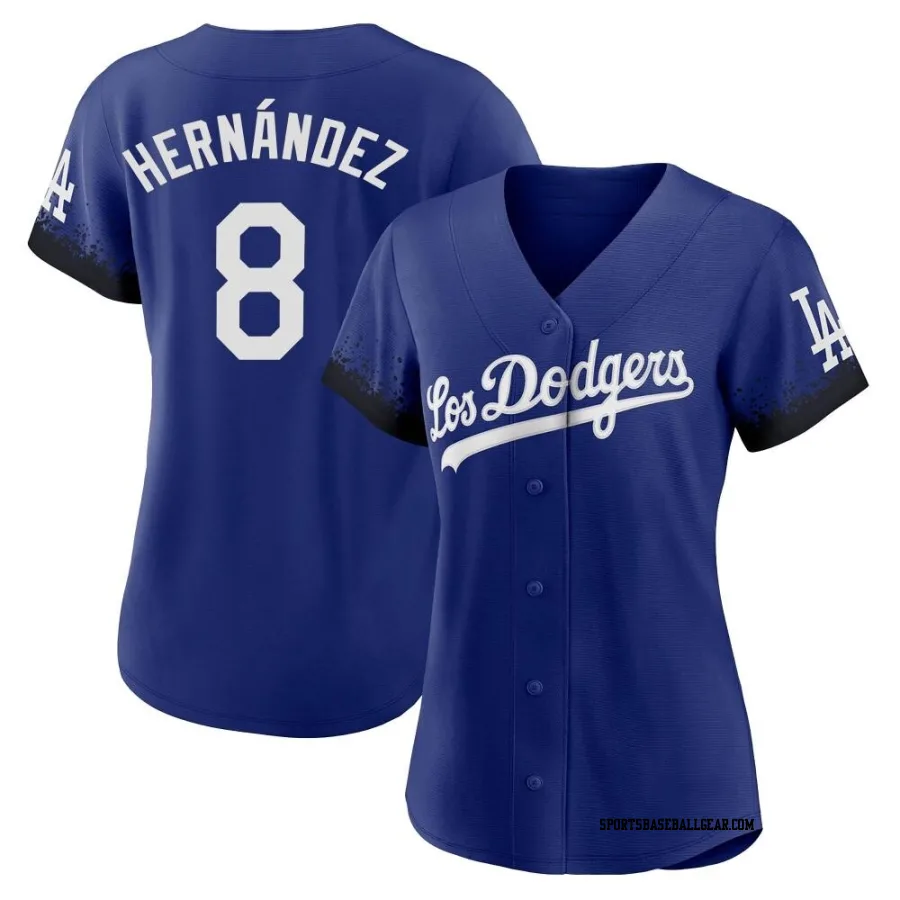 Enrique Hernandez Women's Los Angeles Dodgers Royal Authentic 2021 City Connect Jersey