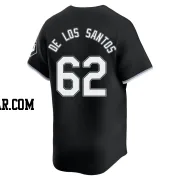 Enyel De Los Santos Men's Chicago White Sox Black Limited Alternate Jersey