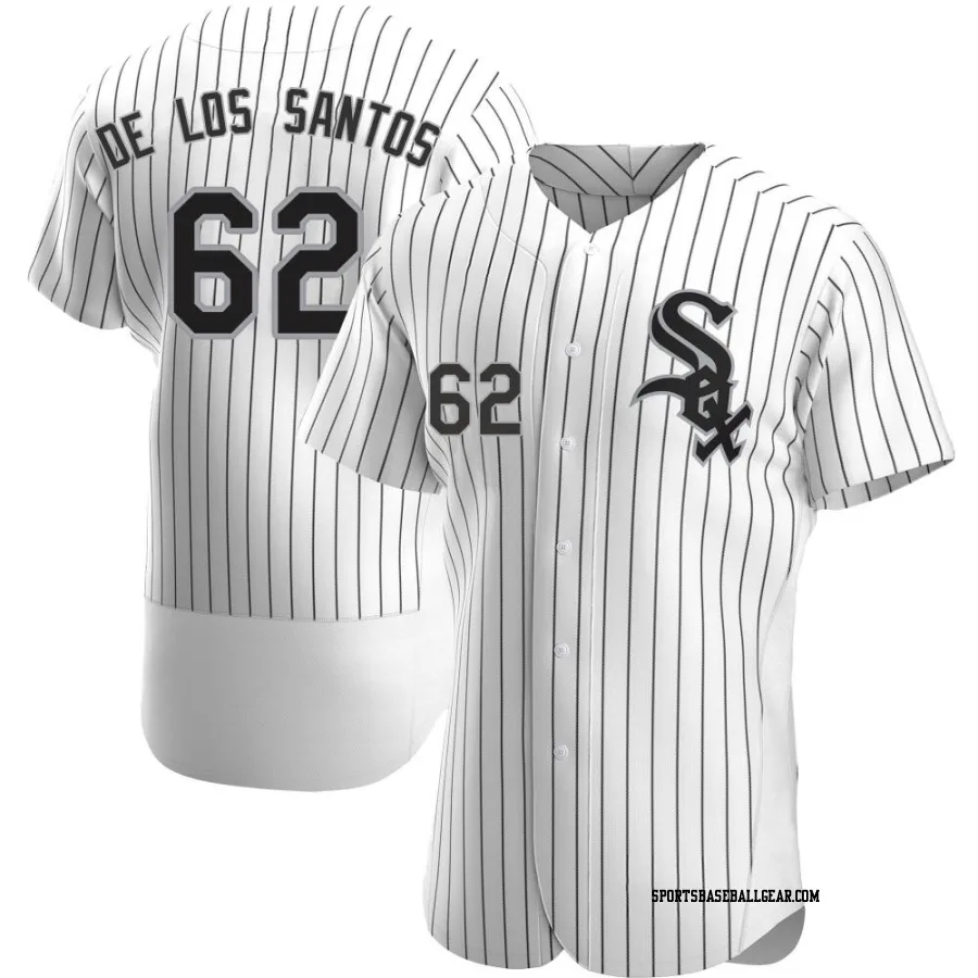 Enyel De Los Santos Men's Chicago White Sox White Authentic Home Jersey