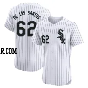 Enyel De Los Santos Men's Chicago White Sox White Elite Home Jersey