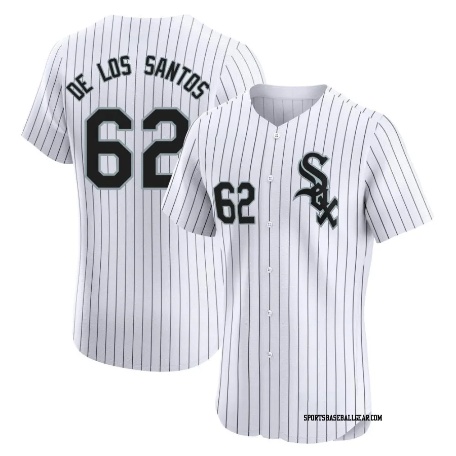 Enyel De Los Santos Men's Chicago White Sox White Elite Home Jersey