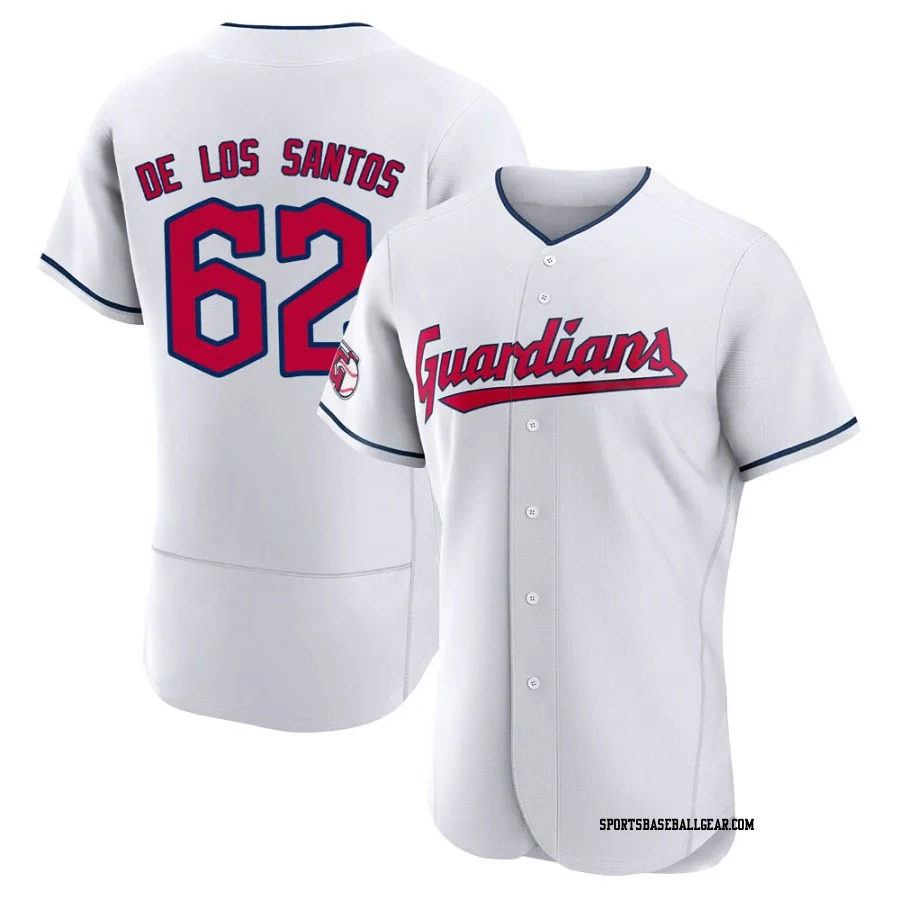 Enyel De Los Santos Men's Cleveland Guardians White Authentic Home Jersey