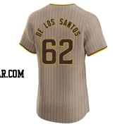 Enyel De Los Santos Men's San Diego Padres Brown Elite Alternate Jersey