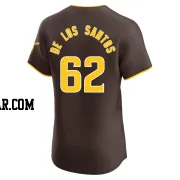 Enyel De Los Santos Men's San Diego Padres Brown Elite Road Vapor Premier Jersey