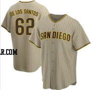 Enyel De Los Santos Men's San Diego Padres Sand/Brown Replica Alternate Jersey