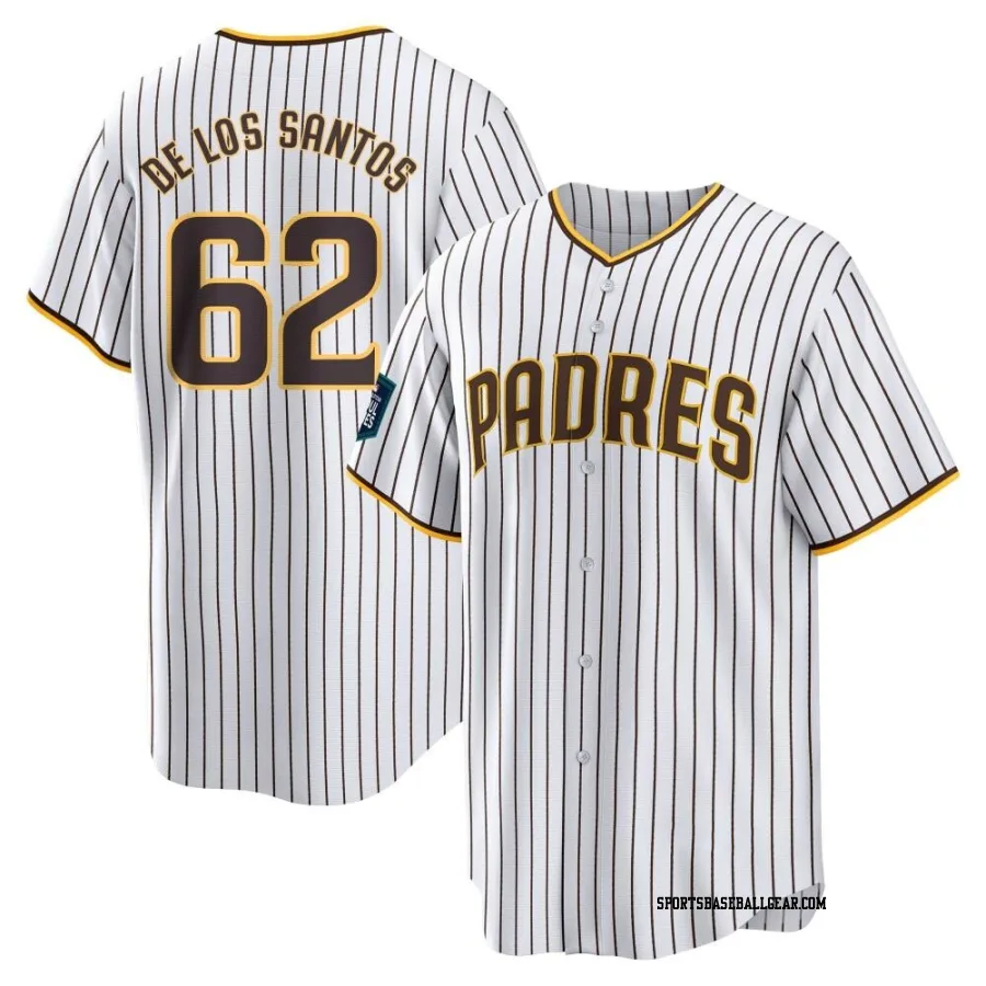 Enyel De Los Santos Men's San Diego Padres White Replica 2024 World Tour Seoul Series Home Jersey