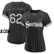 Enyel De Los Santos Women's Chicago White Sox Black Authentic 2021 City Connect Jersey