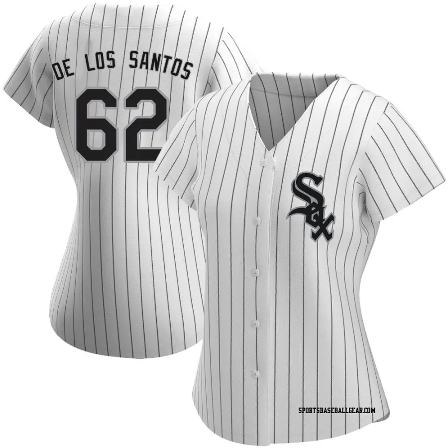 Enyel De Los Santos Women's Chicago White Sox White Replica Home Jersey