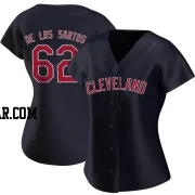 Enyel De Los Santos Women's Cleveland Guardians Navy Authentic Alternate Jersey