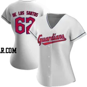 Enyel De Los Santos Women's Cleveland Guardians White Authentic Home Jersey