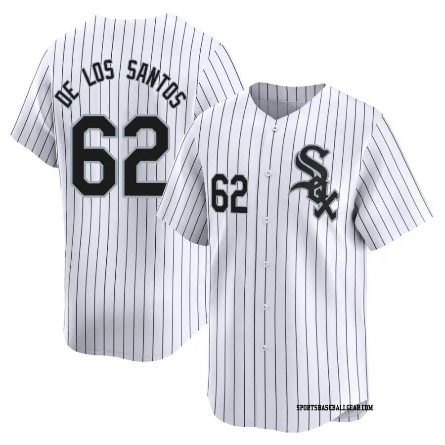 Enyel De Los Santos Youth Chicago White Sox White Limited Home Jersey