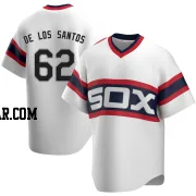 Enyel De Los Santos Youth Chicago White Sox White Replica Cooperstown Collection Jersey