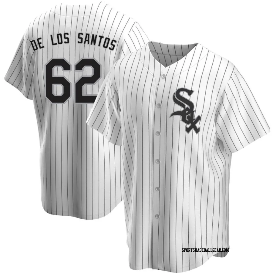 Enyel De Los Santos Youth Chicago White Sox White Replica Home Jersey