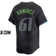 Erasmo Ramirez Men's Tampa Bay Rays Charcoal Limited 2024 City Connect Jersey