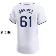 Erasmo Ramirez Men's Tampa Bay Rays White Elite Home Jersey