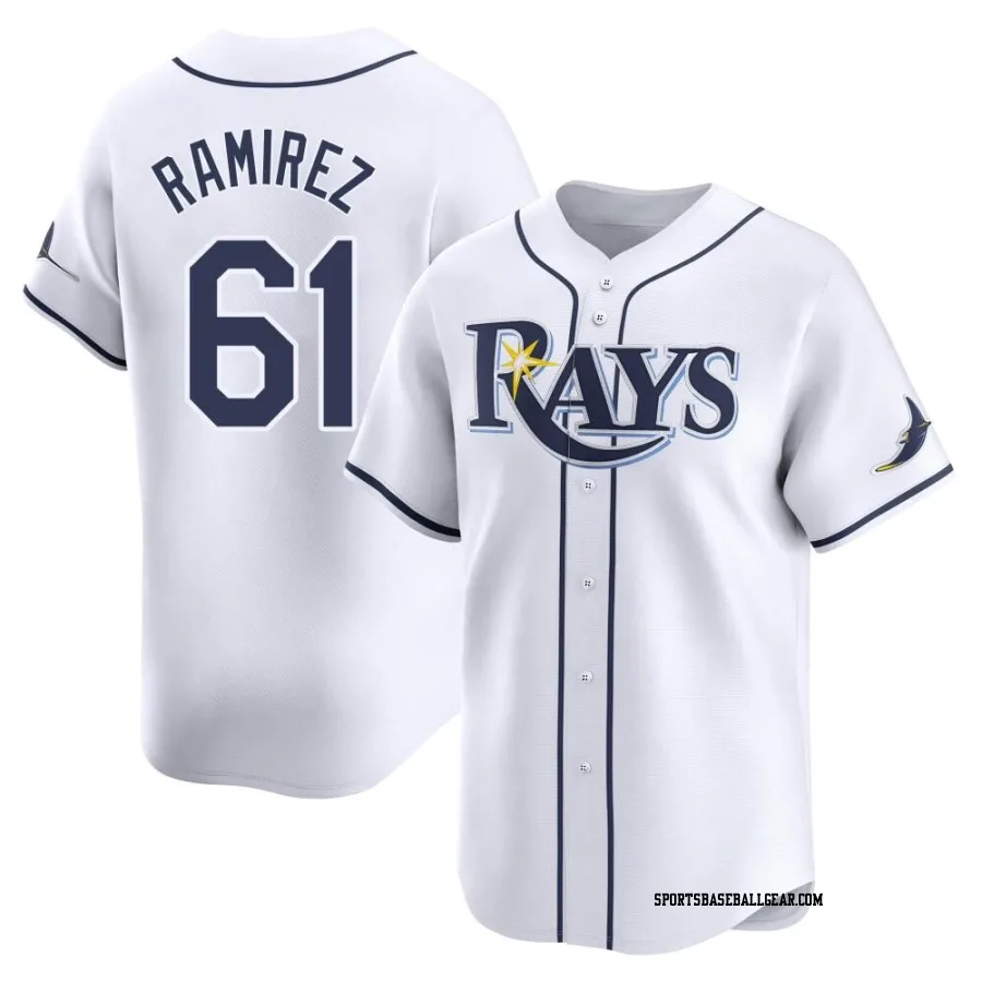 Erasmo Ramirez Men's Tampa Bay Rays White Limited Home Jersey