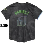 Erasmo Ramirez Toddler Tampa Bay Rays Charcoal Limited 2024 City Connect Jersey