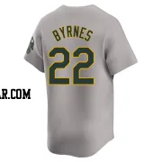 Eric Byrnes Men's Oakland Athletics Gray Limited Away Jersey