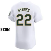 Eric Byrnes Men's Oakland Athletics White Elite Home Jersey