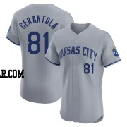 Eric Cerantola Men's Kansas City Royals Gray Elite Road Jersey