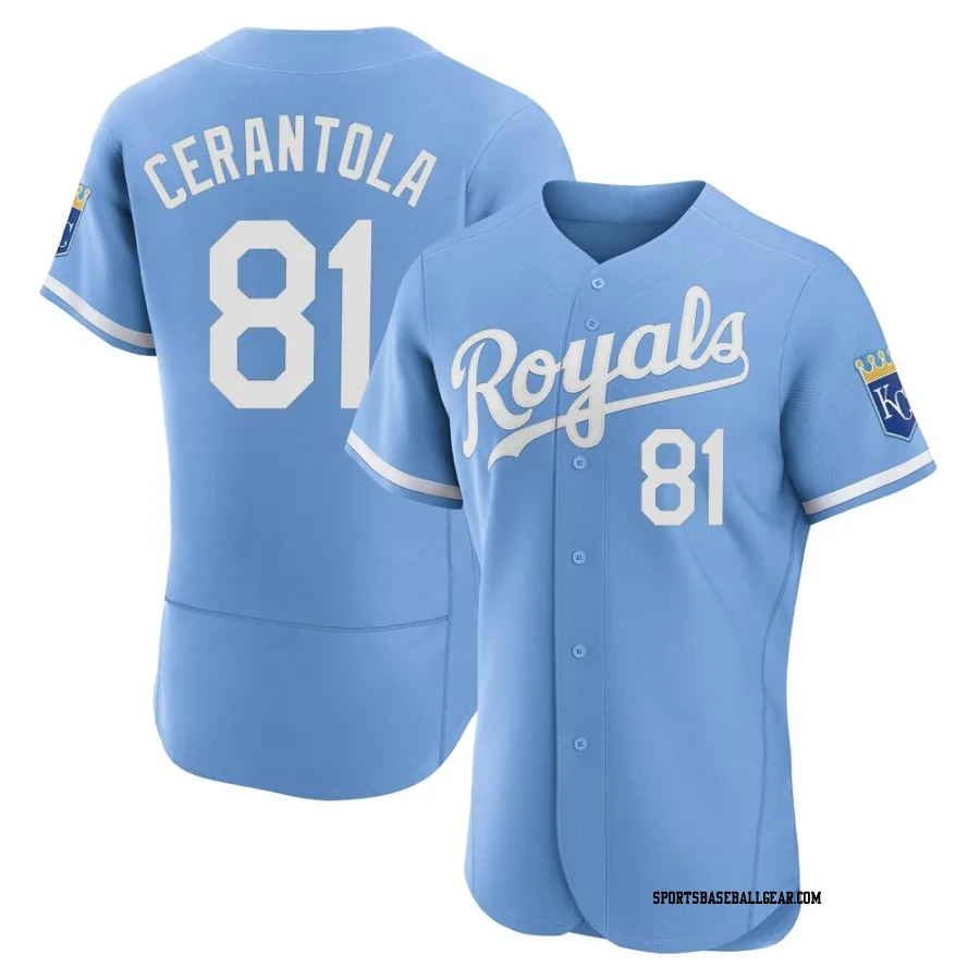 Eric Cerantola Men's Kansas City Royals Light Blue Authentic 2022 Alternate Jersey