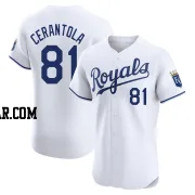 Eric Cerantola Men's Kansas City Royals White Elite Home Jersey