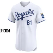 Eric Cerantola Men's Kansas City Royals White Elite Home Jersey