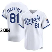 Eric Cerantola Men's Kansas City Royals White Limited Home Jersey