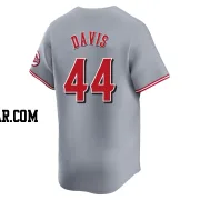 Eric Davis Men's Cincinnati Reds Gray Limited Away Jersey