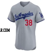 Eric Gagne Men's Los Angeles Dodgers Gray Elite Road Jersey