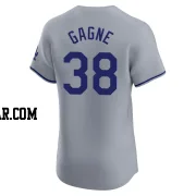 Eric Gagne Men's Los Angeles Dodgers Gray Elite Road Jersey