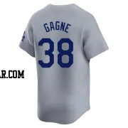 Eric Gagne Men's Los Angeles Dodgers Gray Limited Away Jersey