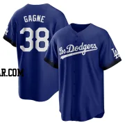 Eric Gagne Men's Los Angeles Dodgers Royal Replica 2021 City Connect Jersey