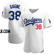 Eric Gagne Men's Los Angeles Dodgers White Authentic Home Jersey