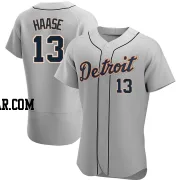 Eric Haase Men's Detroit Tigers Gray Authentic Road Jersey