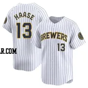 Eric Haase Youth Milwaukee Brewers White Limited Alternate Jersey