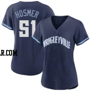 Eric Hosmer Women's Chicago Cubs Navy Replica 2021 City Connect Jersey